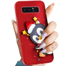etui-do-samsung-galaxy-note-8-wzory-swieta-christmas-mikolaj-pingwin-case