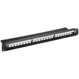 panel-keystone-24-portowy-rack-19-snap-in-goobay