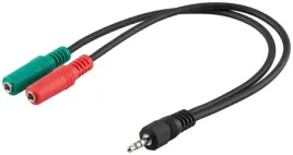 adapter-audio-2x-gn-1x-wt-jack-3-5mm-30cm-goobay