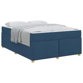 ramka-lozka-z-materacem-niebieski-160-x-200-cm-tkanina
