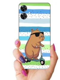 etui-case-do-realme-note-60-kapibara-kapibary-gryzonie