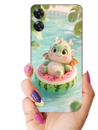 etui-case-do-realme-note-60-liski-dinozaury-zolwie
