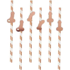 slomki-imprezowe-peniski-mix-rose-gold-metalik-195-cm-6-szt