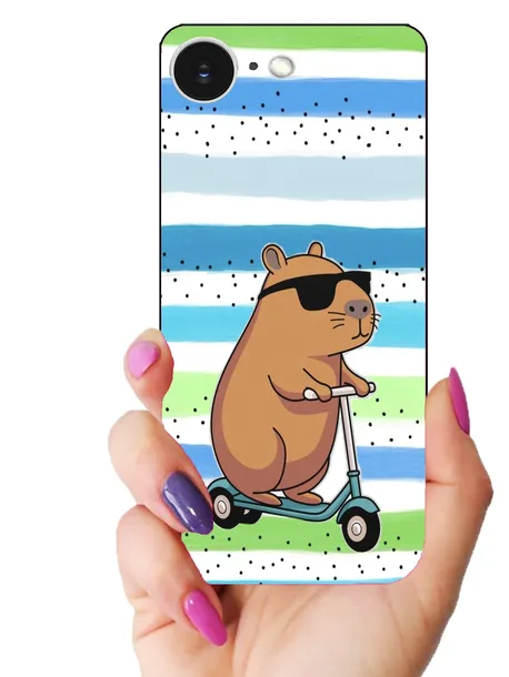 etui-case-do-apple-iphone-16e-kapibara-kapibary-gryzonie-marka-bez-marki-stan-nowy