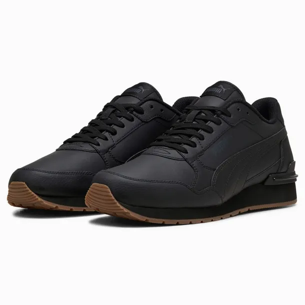 Buty Męskie Czarne Skórzane PUMA ST Runner Skóra Naturalna 399068 12 r. 44