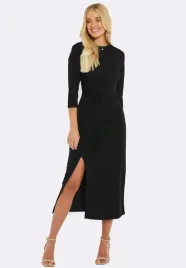 czarna-elegancka-sukienka-z-rozcieciem-wafer-threadbare-s