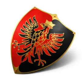 czarno-czerwony-orzel-or-30-cm-or-drewno-or-drewniana-tarcza-or-rycerz