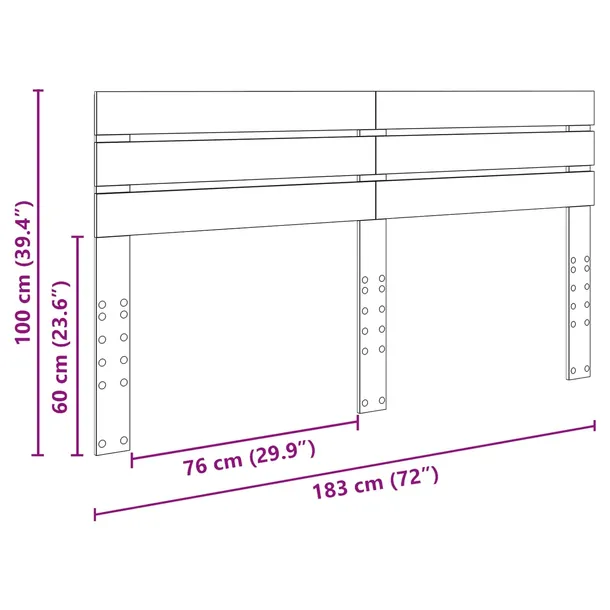 zaglowek-czarny-dab-material-drewnopochodny-stan-nowy-wysokosc-mebla-100-cm
