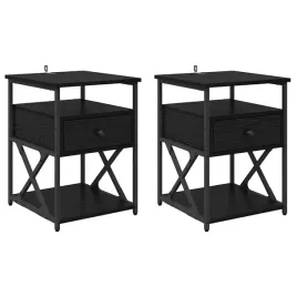 szafka-nocna-z-szuflada-2-szt-czarny-dab-40-x-42-x-55-cm