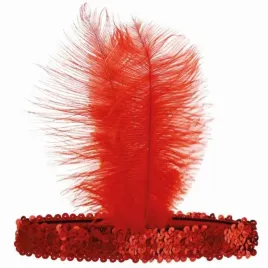 opaska-elastyczna-retro-flapperka-czerwony-godan