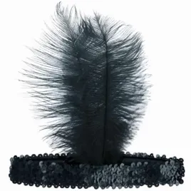opaska-elastyczna-retro-flapperka-czarny-godan