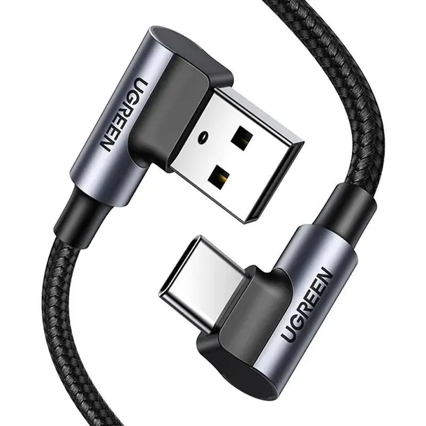 kabel-usb-do-usb-c-katowy-ugreen-us176-3a-1m-czarny-stan-nowy