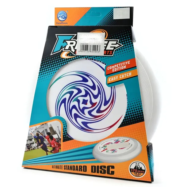 FRISBEE ULTIMATE 175G 27CM SZYBKI DYSK DO RZUCANIA BIAŁY LATAJĄCY TALERZ