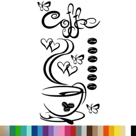 naklejka-dekoracyjna-na-sciane-do-kuchni-coffee-kawa-filizanka-serca-50x25