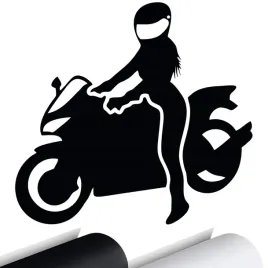 naklejka-grafika-na-samochod-auto-motor-kobieta-motocykl-bikers-15x14