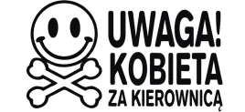 naklejka-grafika-na-auto-uwaga-kobieta-za-kierownica-smieszna-wlepka-15x8
