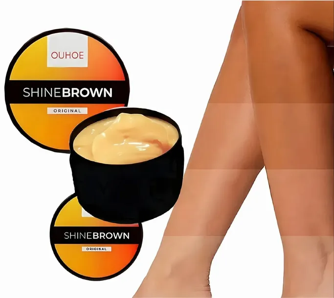 SHINE BROWN KREM PRZYŚPIESZAJĄCY OPALANIE - BRĄZUJĄCY OUHOE 100g