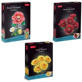 cubic-fun-zestaw-puzzle-3d-bukiet-kamelie-roze-sloneczniki-prezent-hit