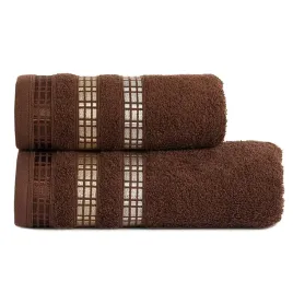 recznik-luxury-elegancki-70x140-brazowy