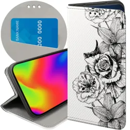 etui-z-klapka-do-xiaomi-redmi-note-9t-wzory-bezowe-kremowe-ecru-futeral