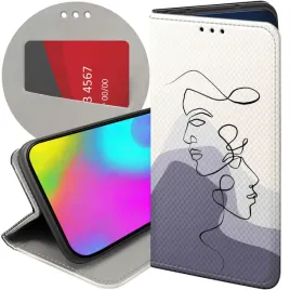 etui-do-xiaomi-redmi-note-9t-wzory-continuous-line-art-kreska-linie-case