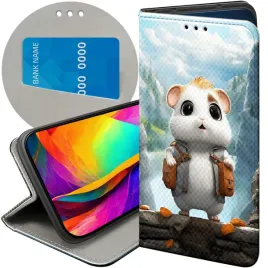 etui-z-klapka-do-xiaomi-redmi-note-9t-wzory-chomiki-szynszyle-myszowate
