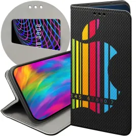 etui-z-klapka-do-xiaomi-redmi-note-9t-wzory-z-jablkiem-jabluszko-futeral