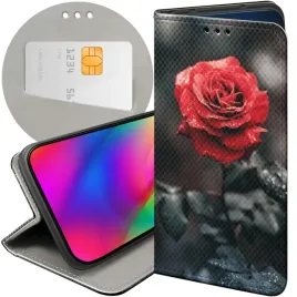 etui-z-klapka-do-xiaomi-redmi-note-9t-wzory-roza-z-roza-rose-futeral-case