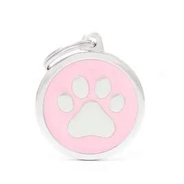 myfamily-classic-adresowka-identyfikator-big-pink-circle-paw