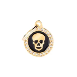 myfamily-glam-gold-adresowka-identyfikator-black-circle-skull