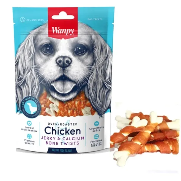 wanpy-dla-psa-chicken-jerky-calcium-bone-twists-100g-waga-z-opakowaniem-0-1-kg