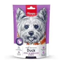 wanpy-dla-psa-duck-jerky-and-rawhide-wraps-skora-owinieta-kaczka-100g