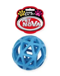 pet-nova-zabawka-dla-psa-pilka-azurowa-9cm-wanilia