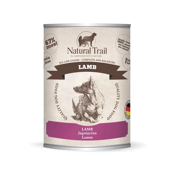 NATURAL TRAIL Mono Lamb Puszka 800g Jagnięcina