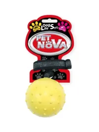 pet-nova-zabawka-dla-psa-pilka-aport-6cm-zolta