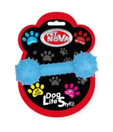 pet-nova-zabawka-hantel-z-dzwonkiem-14cm-niebieski