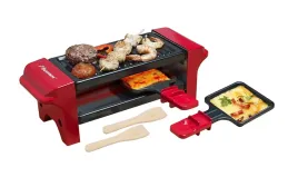 bestron-raclette-grill-2os-kompaktowy-350w-czerwony-czarny