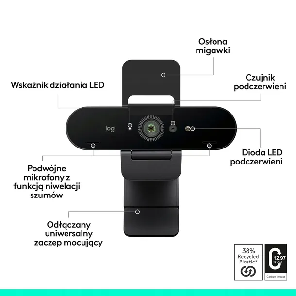 logitech-brio-kamera-4k-windows-hello-zoom-stan-opakowania-oryginalne