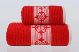 recznik-firenze-puszysty-z-bordiura-70x140-czerwony