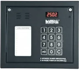 laskomex-cp-2502nr-czarny-panel-audio-z-mini-lista-lokatorow-i-z-czytnikiem