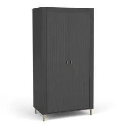 szafa-mossa-m01-szerokosc-97cm-czarna-dab-whisky-dwudrzwiowa