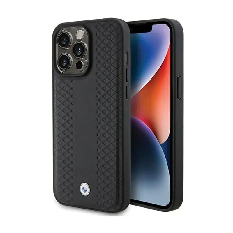 bmw-leather-diamond-pattern-etui-iphone-15-pro-max-czarny-stan-nowy