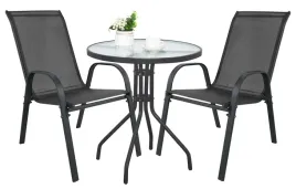 zestaw-stol-island-okragly-60-cm-2-krzesla-ciemnoszare-taras-balkon