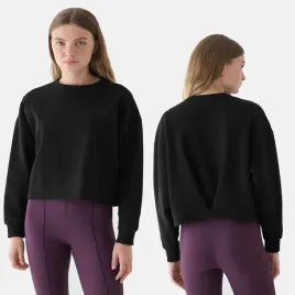 bluza-damska-s-4f-nierozpinana-bez-kaptura-tswsf1305-aw24