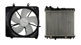 honda-fitt-jaz-chlodnica-wody-wentylator-obudowa-wentylatora-komplet