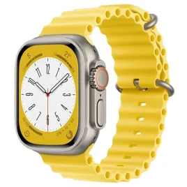 pasek-ocean-do-apple-watch-44-45-49mm-zolty