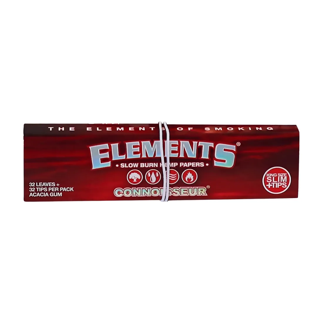 bibulki-elements-red-connoisseur-king-size-slim-tipy