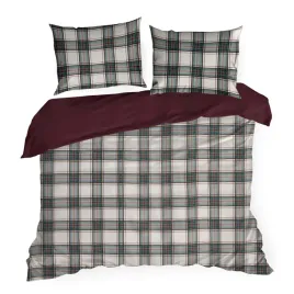 posciel-swiateczna-160x200-70x80x2-aaron-krata-biala-bordowa-komplet