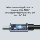 unitek-kabel-usb-c-katowy-90-pd100w-5m-kod-producenta-c14123bk-5m
