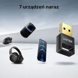 unitek-adapter-bluetooth-5-3-ble-usb-a-czarny-model-b105b